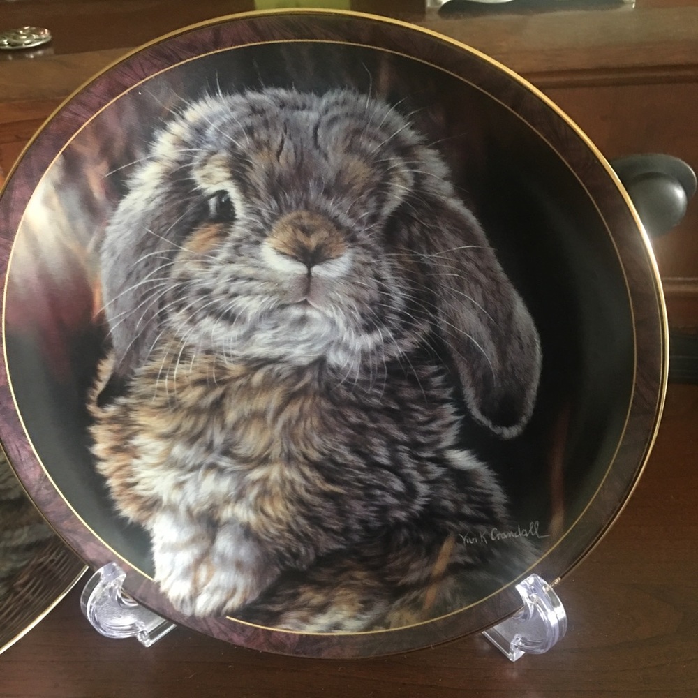 BUNNY TALES “I’m all ears” collectible plates